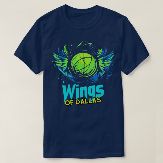 Dallas Wings American Basketball WNBA T-shirt (Design voorkant)
