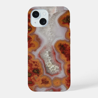 Dalle d'agate rouge et orange