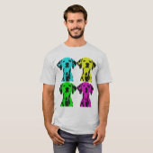 Dalmata Pop art T-shirt (Voorkant volledig)