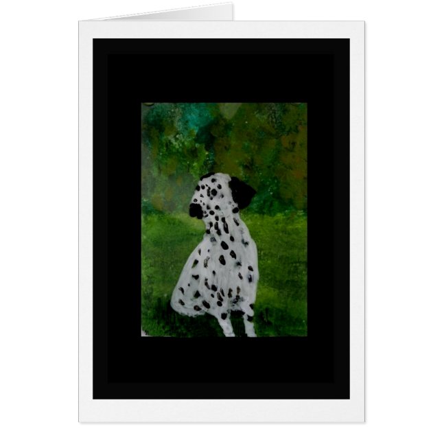 Dalmate tacheté d'art de chien (Devant)