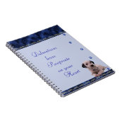 Dalmates Pawrints sur votre ~blue de carnet de (Côté Droit)