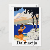 Dalmatia, Kroatië Briefkaart (Voorkant / Achterkant)
