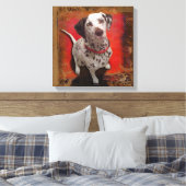 Dalmatiaan 14x14 Verrekend Canvas (Insitu (Slaapkamer))