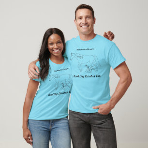 Dalmatiaan en paard: uitstekende titel van de wegh t-shirt