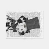 Dalmatiaan, Formele hond en Pet Fleece Deken (Voorkant (Horizontaal))