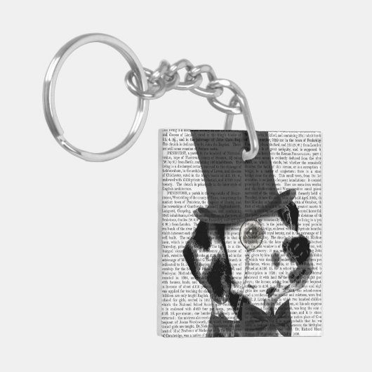 Dalmatiaan, Formele hond en Pet Sleutelhanger (Voorkant Links)