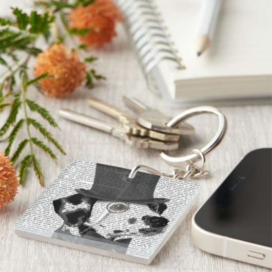 Dalmatiaan, Formele hond en Pet Sleutelhanger (Voorkant Rechts)