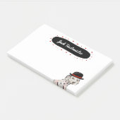 Dalmatiaan met Pet schilderen Post-it® Notes (Schuin)
