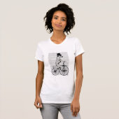 Dalmatiaan op de fiets t-shirt (Voorkant volledig)