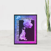 Dalmatiaan Puppy Smell Rozen Nota Kaart (Voorkant)