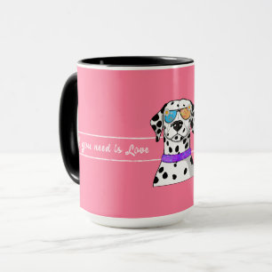 Dalmatiaans alles wat je nodig hebt is liefde mok