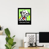 Dalmatiaans Breed Art Poster (Thuiskantoor)