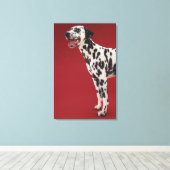 Dalmatiaans Canvas Afdruk (Insitu (Houten vloer))