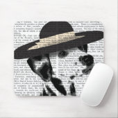 Dalmatiaans en Brimmed Black Pet Muismat (Met muis)