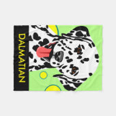 Dalmatiaans Hondenliefhebber Gifts Fleece Deken (Voorkant (Horizontaal))