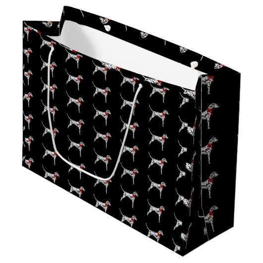 Dalmatiaans Large Cadeautasje (Voorkant Gekanteld)