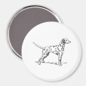 Dalmatiaans Magneet (Voorkant / Achterkant)
