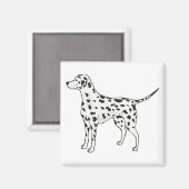 Dalmatiaans Magneet (Voorkant / Achterkant)
