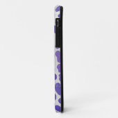 Dalmatiaans Paars en wit afdrukken Case-Mate iPhone Case (Achterkant/links)