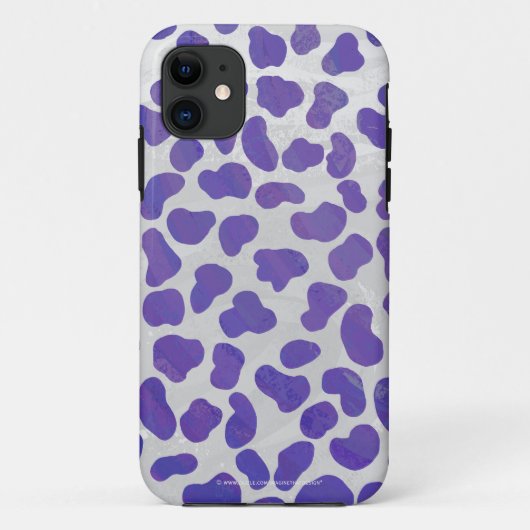 Dalmatiaans Paars en wit afdrukken Case-Mate iPhone Case (Achterkant)