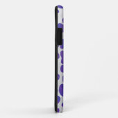 Dalmatiaans Paars en wit afdrukken Case-Mate iPhone Case (Achterkant/rechts)