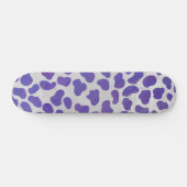 Dalmatiaans Paars en wit afdrukken Skateboard (Horizontaal)