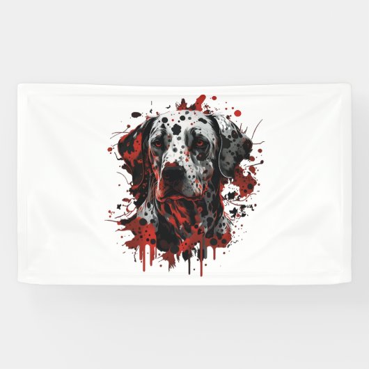 Dalmatiaans Spandoek (Horizontaal)