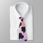 Dalmatiaans zwart-roze Stropdas (Gebonden)