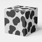 Dalmatiaans zwart-wit afdrukken bedankdoosjes (Voorkant Zijde)