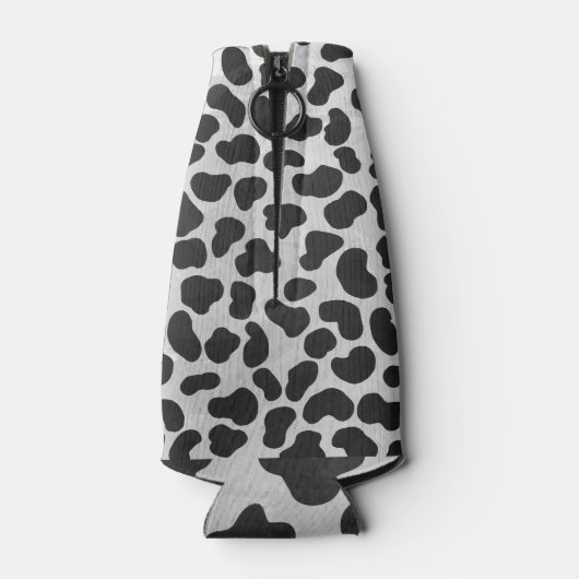 Dalmatiaans zwart-wit afdrukken flesjeskoeler (Achterkant)