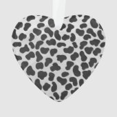 Dalmatiaans zwart-wit afdrukken ornament (achterkant)