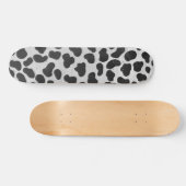 Dalmatiaans zwart-wit afdrukken skateboard (Horizontaal)