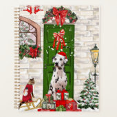 Dalmatiaanse hond Kerstmis Planner (Voorkant)