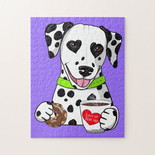 Dalmatiaanse koffie legpuzzel (Verticaal)