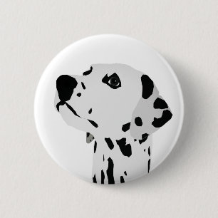 Dalmatiaanse liefde ronde button 5,7 cm