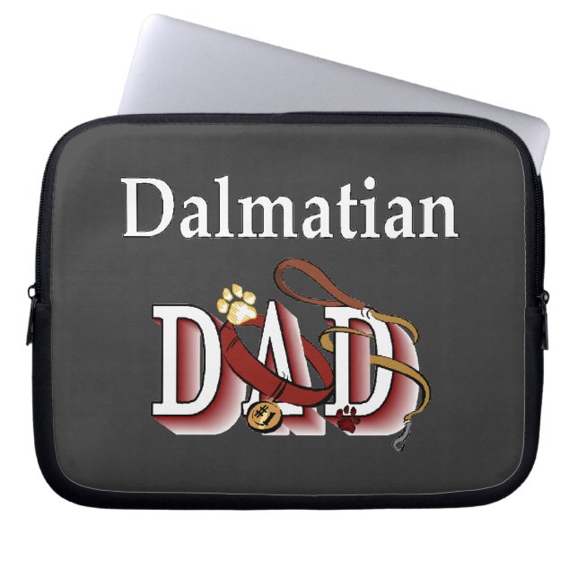 Dalmatiaanse vader laptop sleeve (Voorkant)