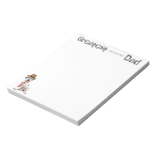 Dalmatiaanse vader notitieblok (Gedraaid)