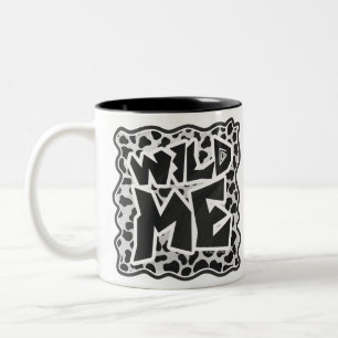 Dalmatian Black and White met Wild Me Tweekleurige Koffiemok