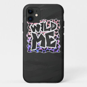 Dalmatian Black en Pink Wild Me iPhone 11 Hoesje