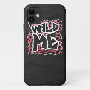 Dalmatian Black en Red met wilde mij iPhone 11 Hoesje