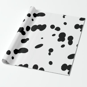 Dalmatian Black Spotty Dog Canine Cadeaupapier
