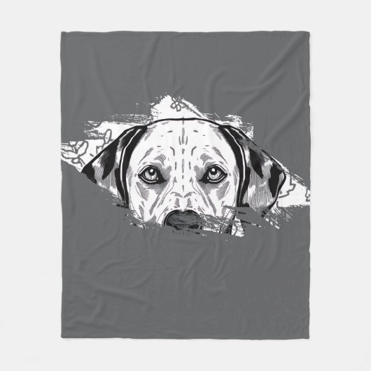 Dalmatian blanket fleece deken (Voorkant)
