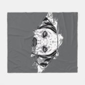 Dalmatian blanket fleece deken (Voorkant (Horizontaal))