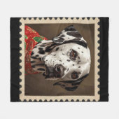 Dalmatian blanket fleece deken (Voorkant (Horizontaal))