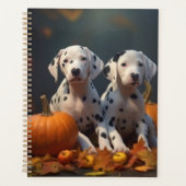 Dalmatian chiot automne délice citrouille (Devant)