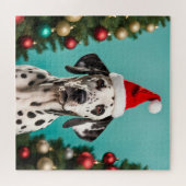 Dalmatian Christmas Legpuzzel (Horizontaal)