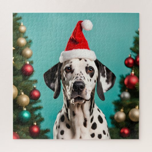 Dalmatian Christmas Legpuzzel (Verticaal)