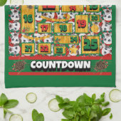 Dalmatian Counterdown Kerstmis Advent Calendar Dog Theedoek (Gevouwen)