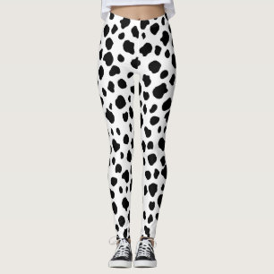 Dalmatian Cow Print Leggings