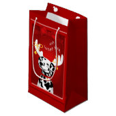 Dalmatian Deer Dog Fun SGB Klein Cadeauzakje (Voorkant Gekanteld)